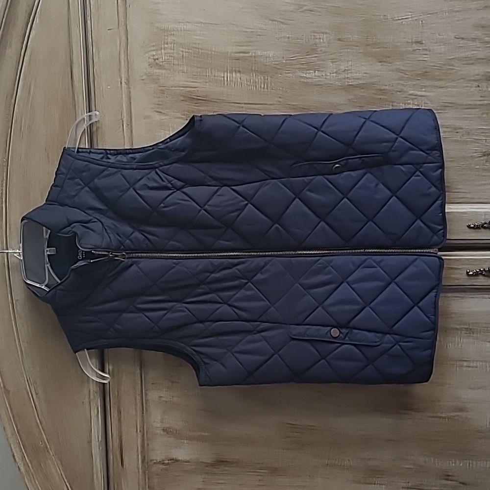 Gap Navy Quilted Vest